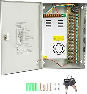 18 Canales Salida de Puerto 12V 30A 360W CCTV DVR Caja de ...