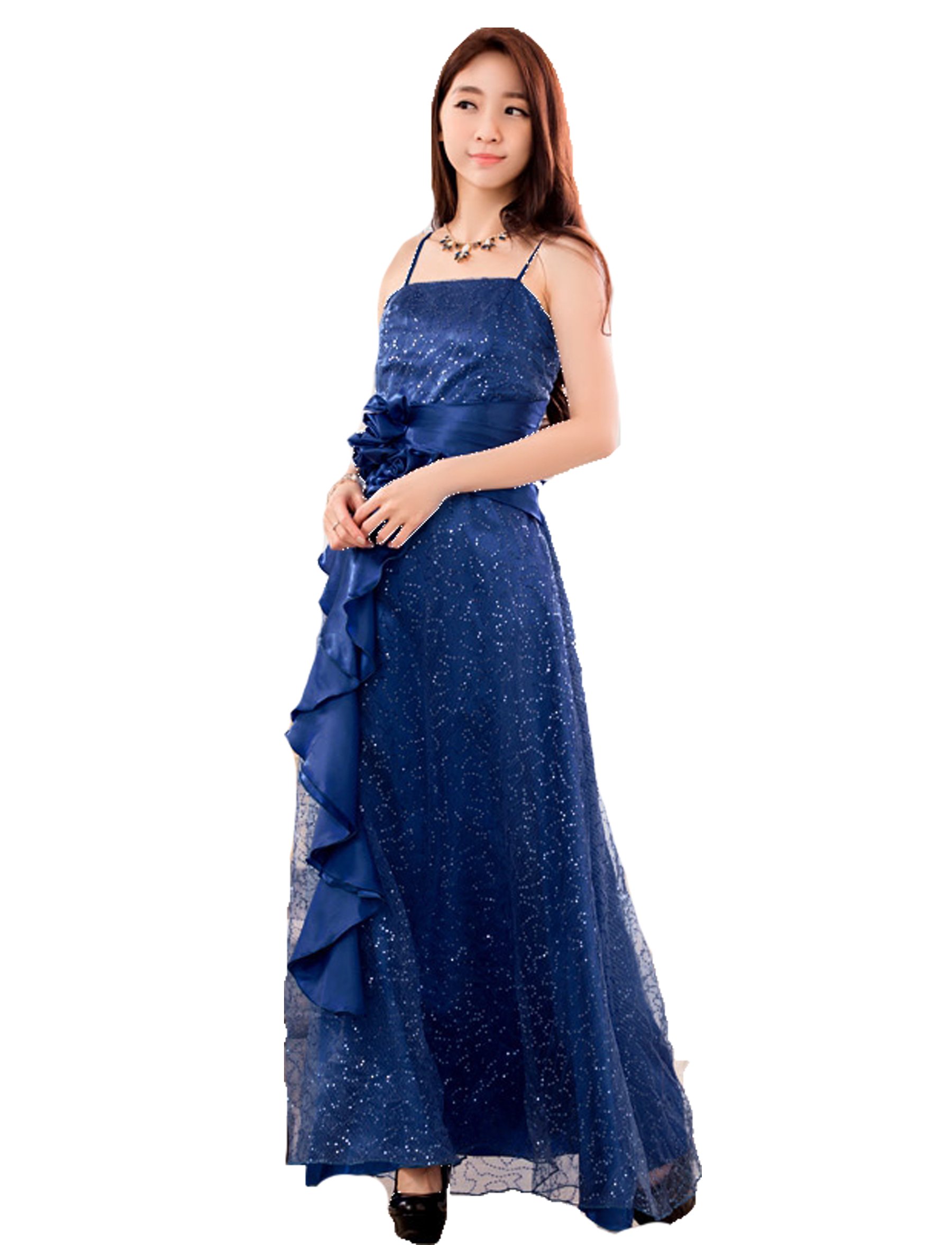 PENER Cocktail Prom Dress Evening Dress Long Gauze Wedding Dress Sling