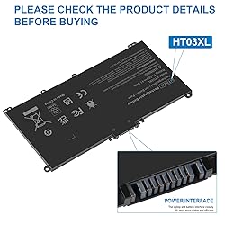 Futurebatt HT03XL L11119-855 Laptop Battery for HP