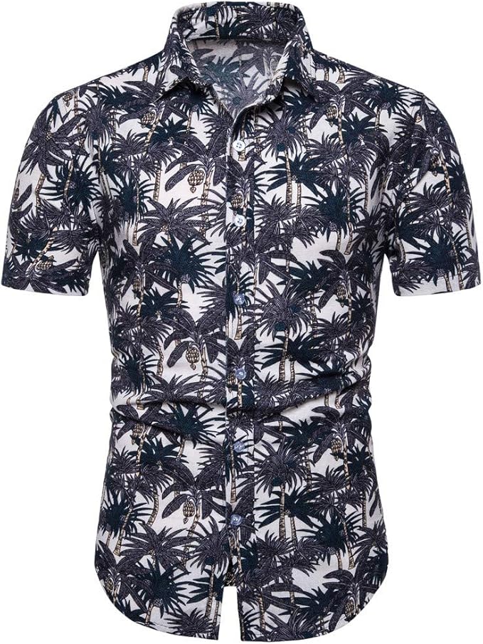slim fit hawaiian shirts amazon