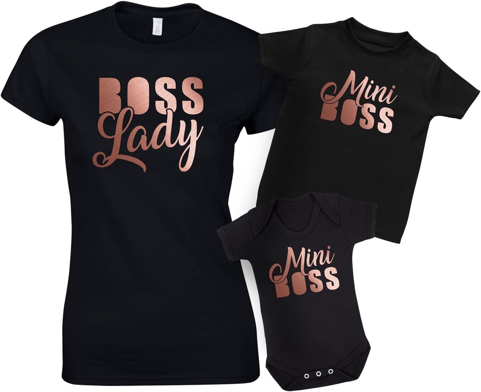 ART HUSTLE Boss Lady and Mini Boss - Mother and Daughter Matching Outfits
