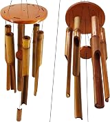 ASTARIN Bamboo Wind Chimes Outdoor 38 inch Zen Garden Wooden Melodic Windchime view 5