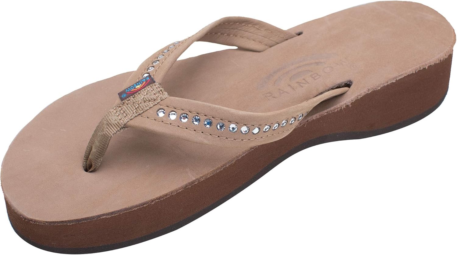 swarovski rainbow sandals