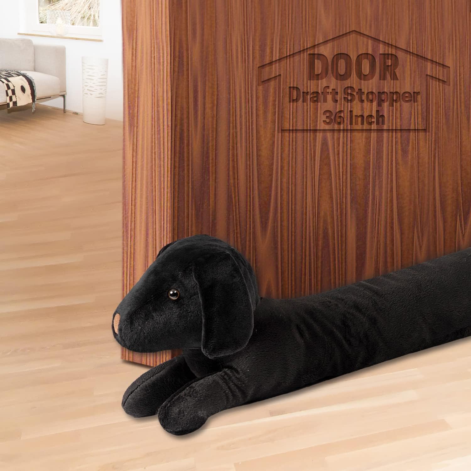 Draft Stoppers - 36 Inch Under Door Draft Stopper Heavy Duty,Door Draft Blocker Soundproof Energy Saver from Under Door by SWISSELITE