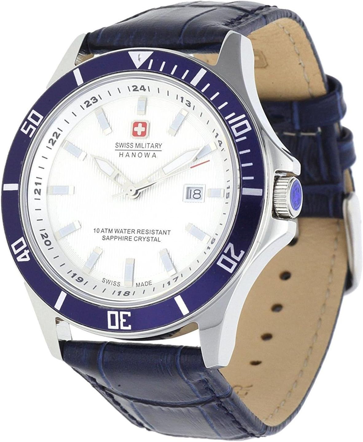 Hanowa Swiss Military Flagship 06-4161.2.04.001.03 Mens Wristwatch Classic & Simple