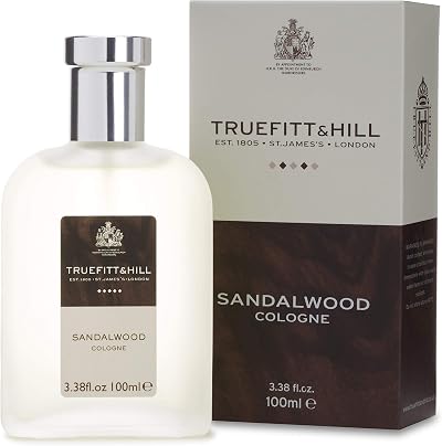 Truefitt & Hill Sandalwood Cologne 100ml Men's Eau de Toilette Luxury Fragrance