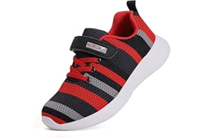 KUBUA Kids Sneakers Boys Tennis Lightweight Breathable Athletic Girls Running Shoes for Toddler