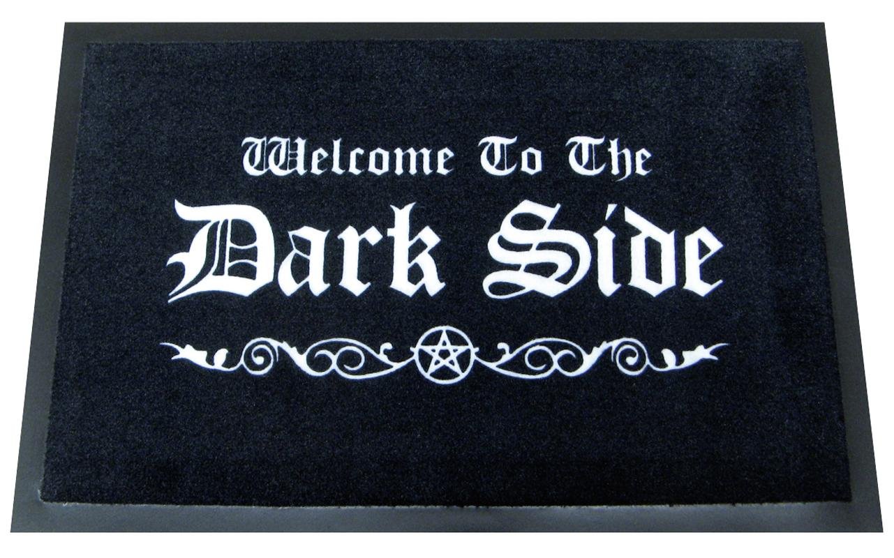 Close Up WELCOME TO THE DARK SIDE DOORMAT