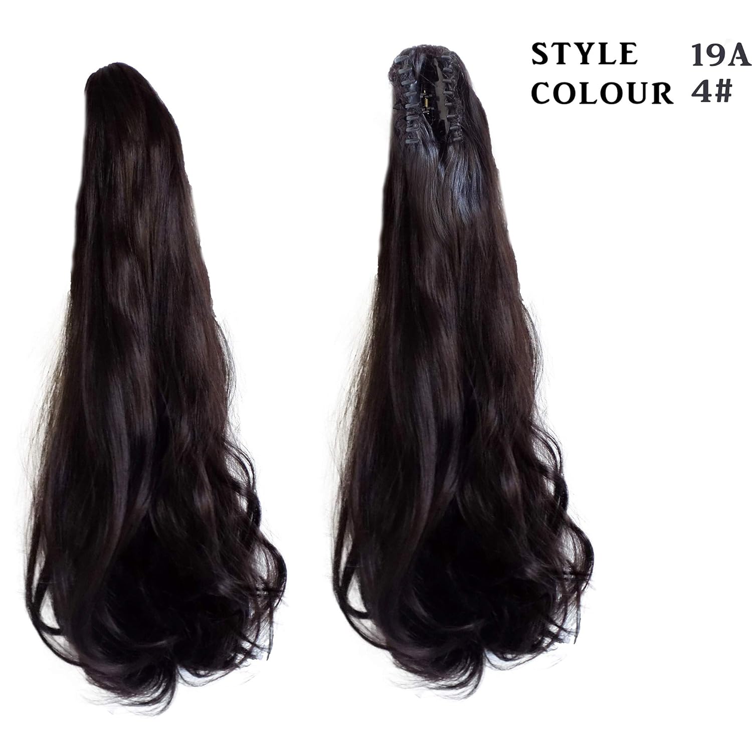 Majik Clutcher Ponytail Hair Extension For Women And Girls Black