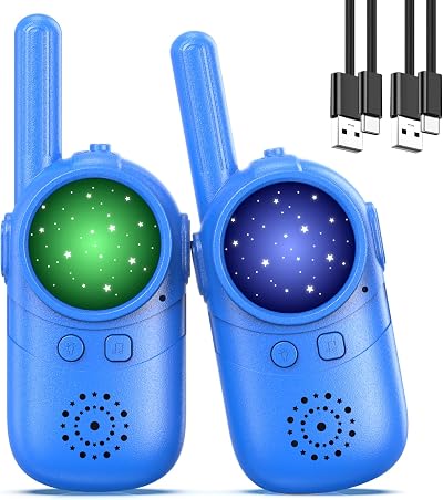 Inspireyes Kids Walkie Talkies 2 Pack Rechargeable Camouflage Long Range 3 Miles