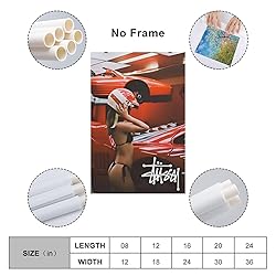 Stussy Car Poster Aesthetic Racer Woman Driver