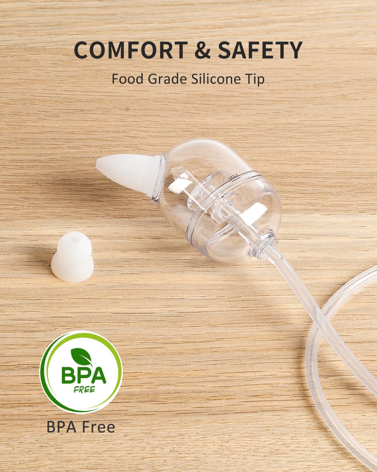 GROWNSY Nasal Aspirator for Baby, Hospital Grade Baby Nose Sucker, Electric Nose Suction with White Noise Function, Powerful 9 Levels Suction Adjustable, 4 Music and 7 Night Light Soothing