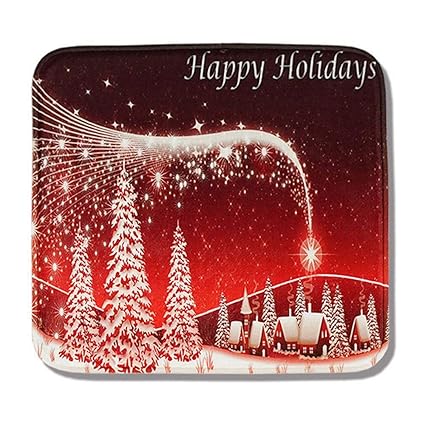 Christmas Memory Foam Office Chair Cushion Car Seat Cushion Portable Seat Cushion Nonslip Chair Pads for Dining Chairs Office Chairs Car Seat