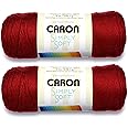 Bulk Buy: Caron Simply Soft Yarn Solids (2-pack) (Autumn Red)