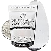 Bare Essentials Living - White Kaolin Clay Powder (2 lb) 100% Natural White Powdered Clay for Seed Bombs, White Clay Mask, DIY Spa, Soap, Bath Bomb, Deodorant, Can be Used as Kaolin Clay for Gardening