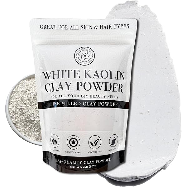 Amazon.com : MB Herbals Light Kaolin Clay 1.1 lb / 17.6 oz / 500g