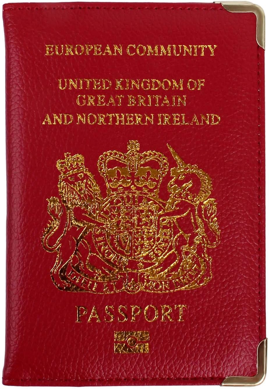 New Uk Passport Holder Protector Cover Wallet Pu Leather United Kingdom Eu Passport Id Holders Home Furniture Diy Home Garden
