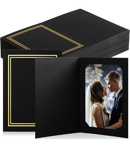Amazon.com: Fainne 100 Pcs Photo Folders for 4x6 or 5x7 Pictures