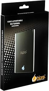 BIPRA 320GB Portable External Hard Drive 2.5" USB 2.0 FAT32 Black view 6