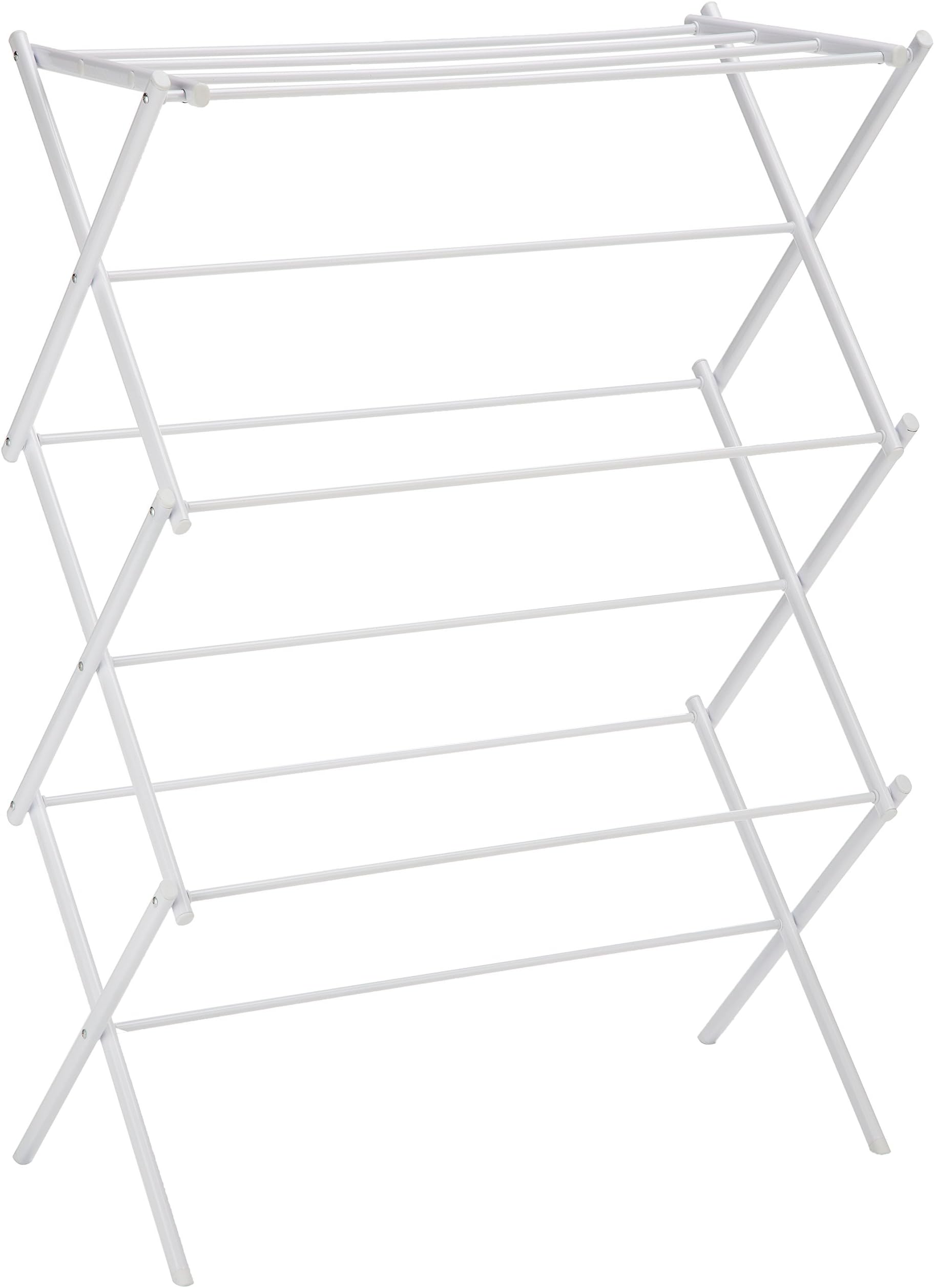 AmazonBasics Foldable Drying Rack - White