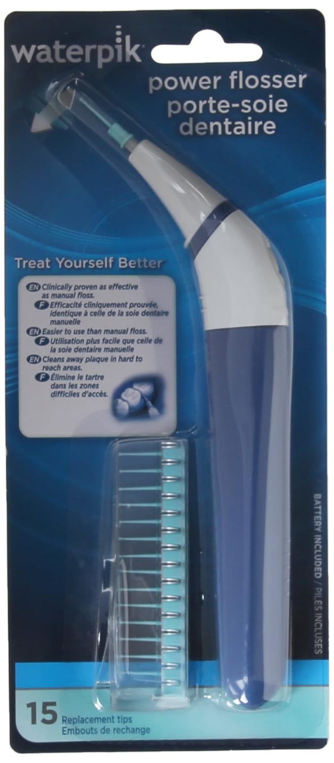 Battery Powered Power Flosser Oral Dental Water Pick Irrigator Floss