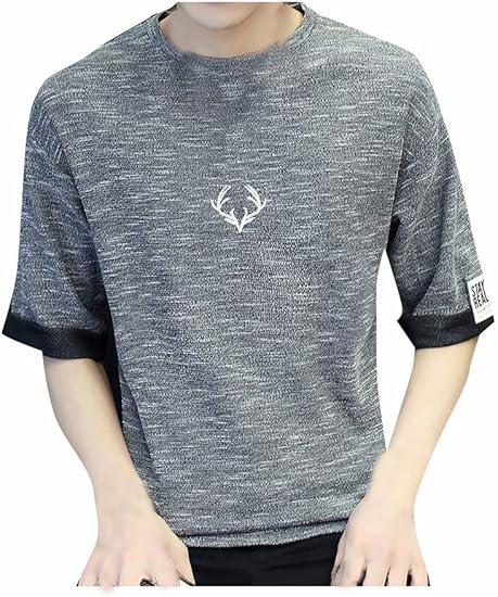 Amazon ネルロッソ ｔシャツ 半袖 サマーニット メンズ カットソー トップス サマーセーター スリム カジュアル 正規品 Cmb Tシャツ カットソー 通販