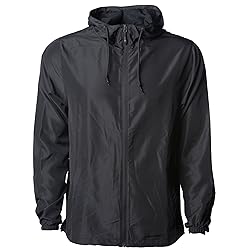 Global Blank Men's Windbreaker Jacket Lightweight