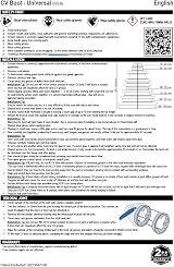 Bailcast CVS18 Universal CV Joint Gaiter Boot Replacement Kit Black view 6