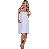 Turquaz Lightweight Knee Length Waffle Robes For Women Spa Bath Waffle