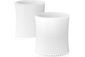 Leemone 2-Pack Bedside Humidifier Filter Replacement Compatible with Canopy Bedside & Nursery Humidifiers, Made with Wood Pulp & Paper Filter, Humidifier Wicking Filter Lasts Up to 6 Weeks