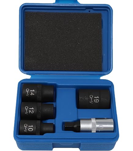 thumbnail image 2 of AB Tools 10pc Specialist Pentagon Socket Set – M6S M8S M12S – 5 Sided 10 Point – 1/2” Drive – Impact Rated – AU827 2 of 3