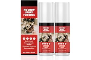Bitter Apple Spray for Dogs, 100ml Each | Natural Chew Deterrent for Furniture, Shoes & Cables | No-Stain Training Aid for Pu