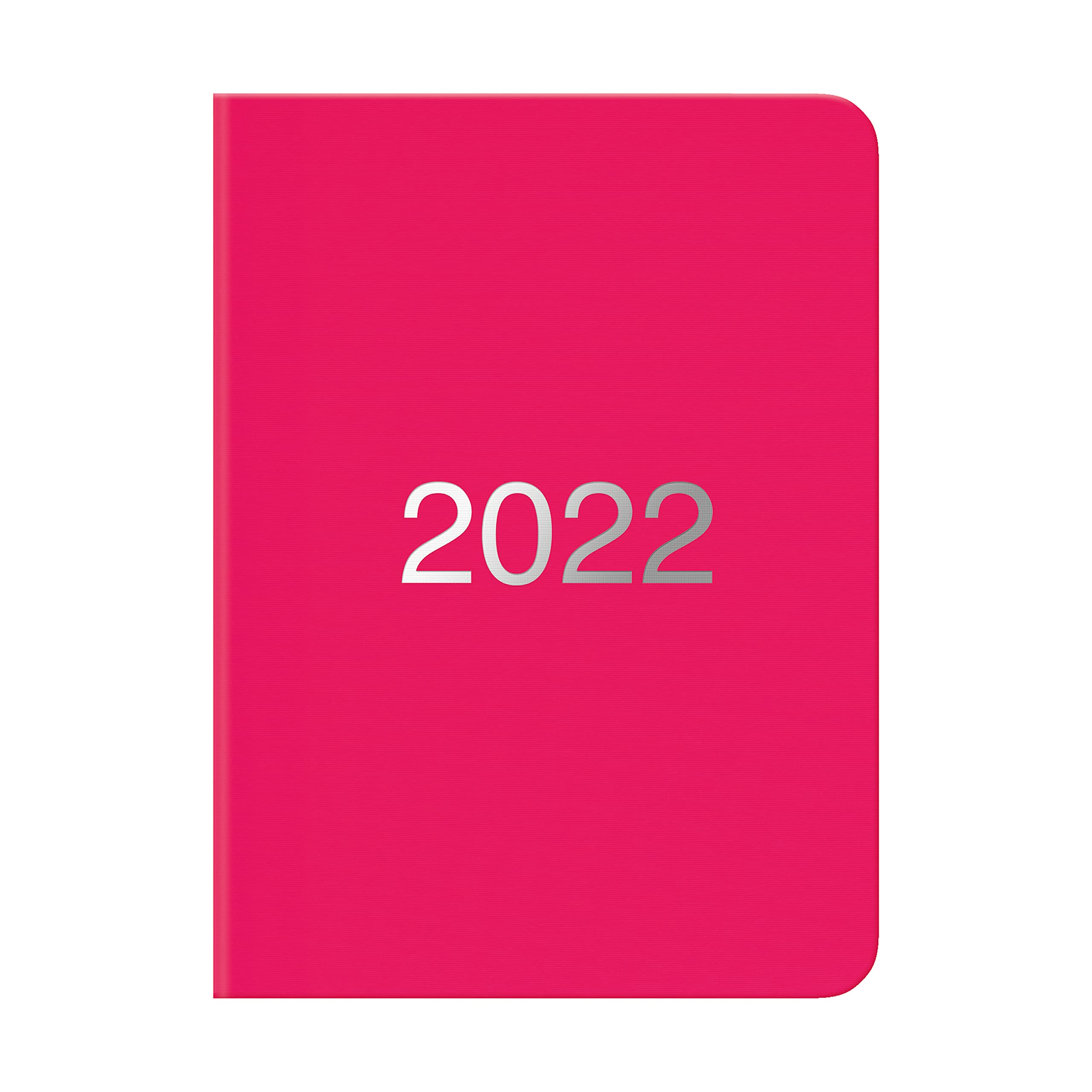 Letts of London Dazzle A6 Week to View 2022 Diary - Pink, 22-080888
