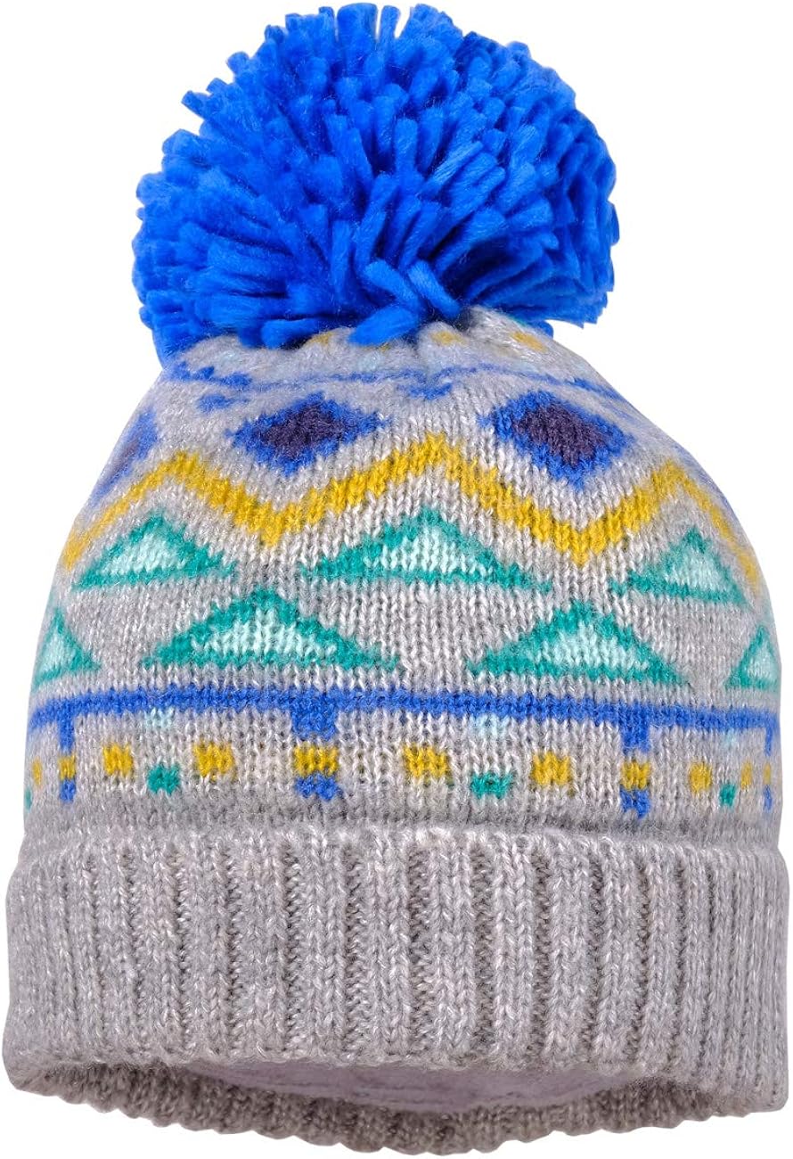 Graumel Classic Blue 578 49 51 Bebe Garcon Maximo Mit Umschlag Mustermix Und Pompon Bonnet Multicolore Chapeaux Vetements Centroarco Com