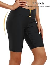 Firpearl Women's Long Swim Shorts UPF50+ Sport