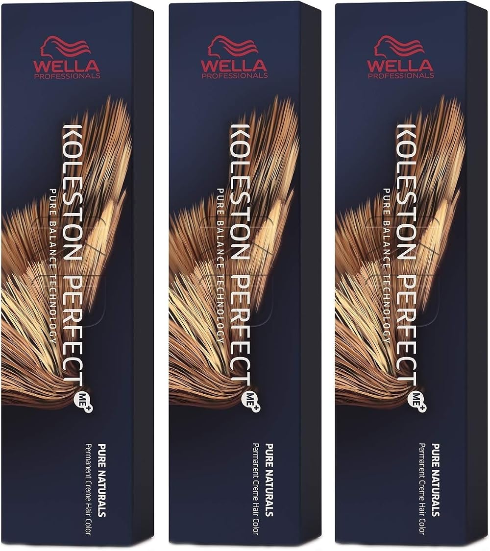 Wella Koleston Perfect Me+ 8/0 Light Blonde Hair Colour 3 Pack