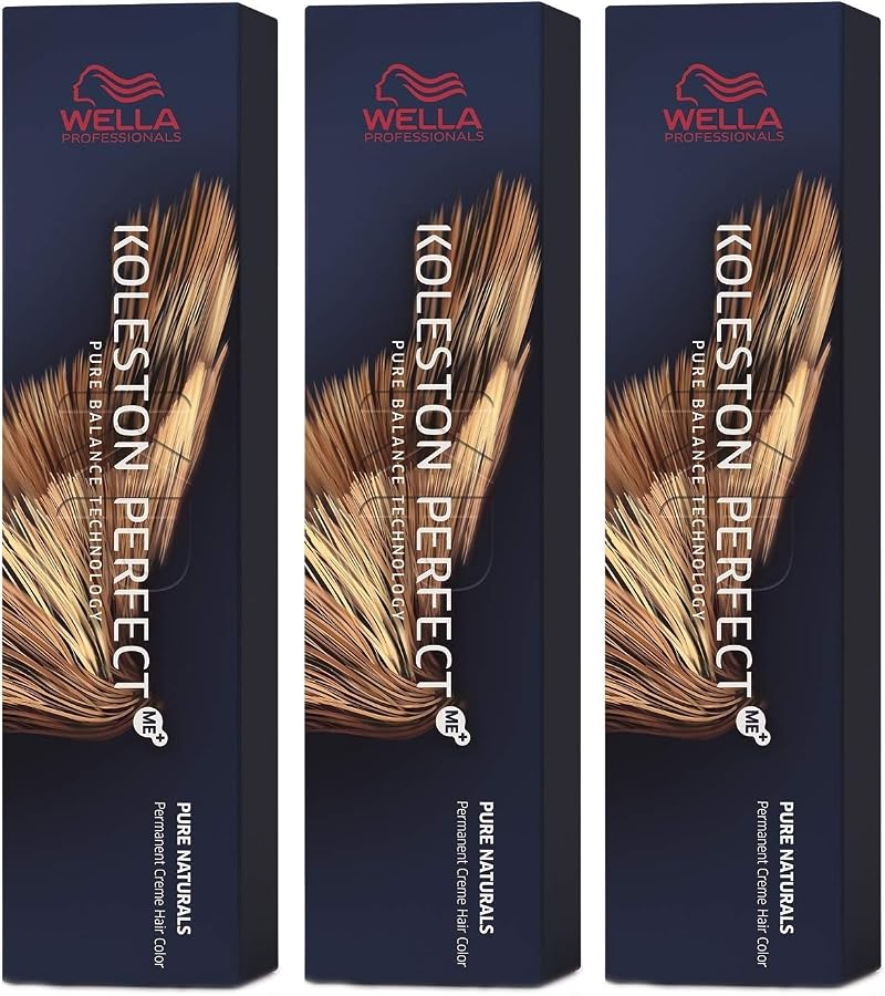 Wella Koleston Perfect Me+ 8/0 Light Blonde Hair Colour 3 Pack