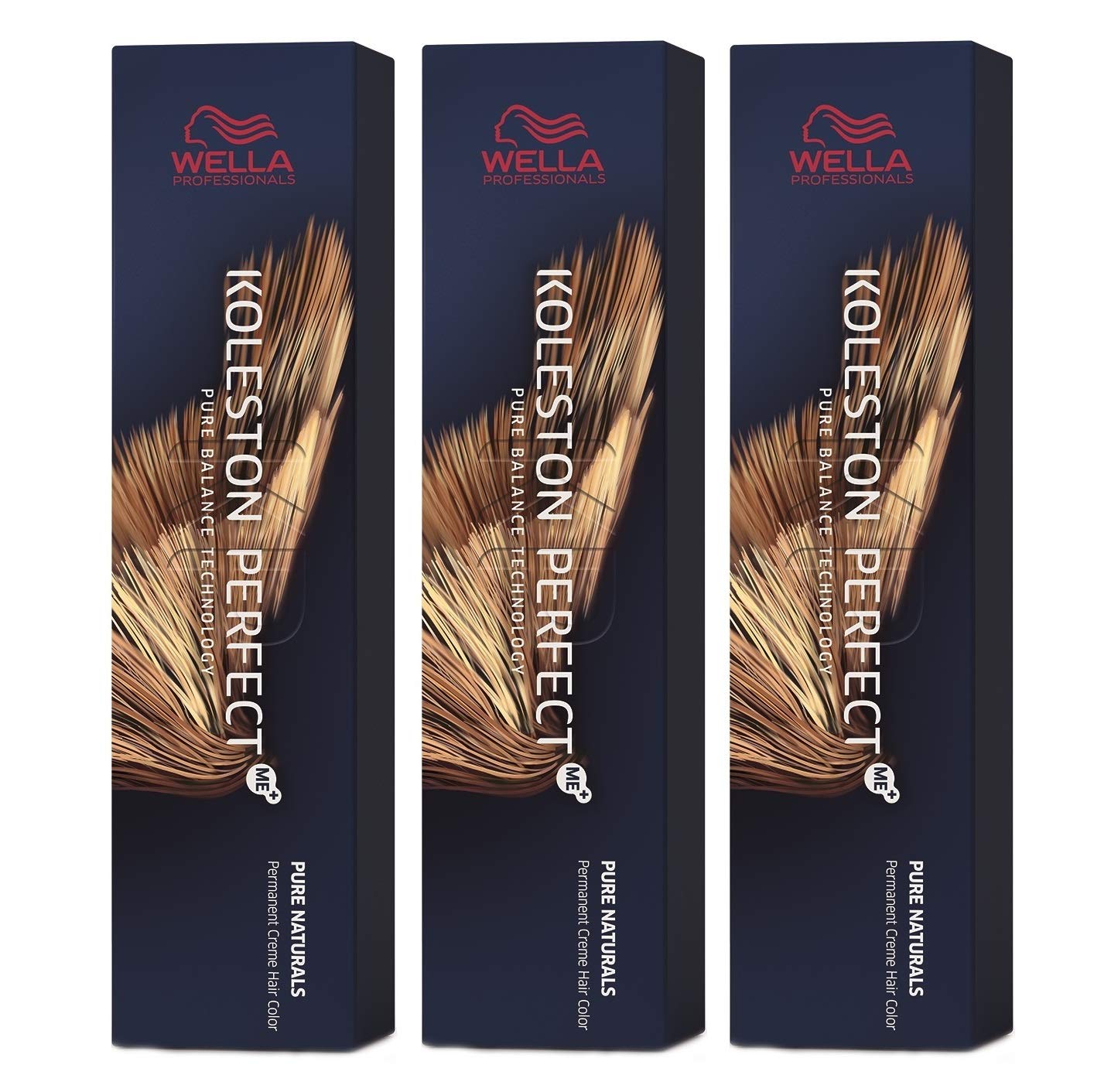 Wella Koleston Perfect Me+ KP Pure Naturals 3/0 Dark Brown Pack of 3