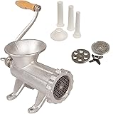 Cast Iron Table Mount Meat Grinder - Manual Mincer