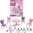 Barbie Tea Party Playset for Preschoolers, My First Barbie Tea Party Playset and Accessories, Preschool Toys and Gifts, Tea Party with 18 Storytelling Pieces, Two Plush Items, from 3 Years, HMM65