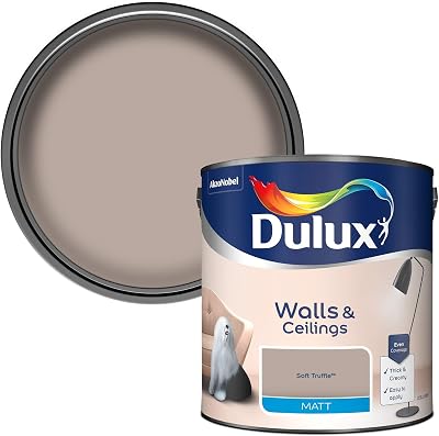 Dulux Matt Emulsion Paint for Walls and Ceilings Soft Truffle 2.5L