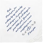 Wedding Handkerchief - Something Blue for Bride on Wedding Day - Bridal Weddings Hankie