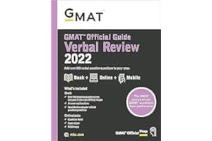 GMAT Official Guide Verbal Review 2022: Book + Online Question Bank