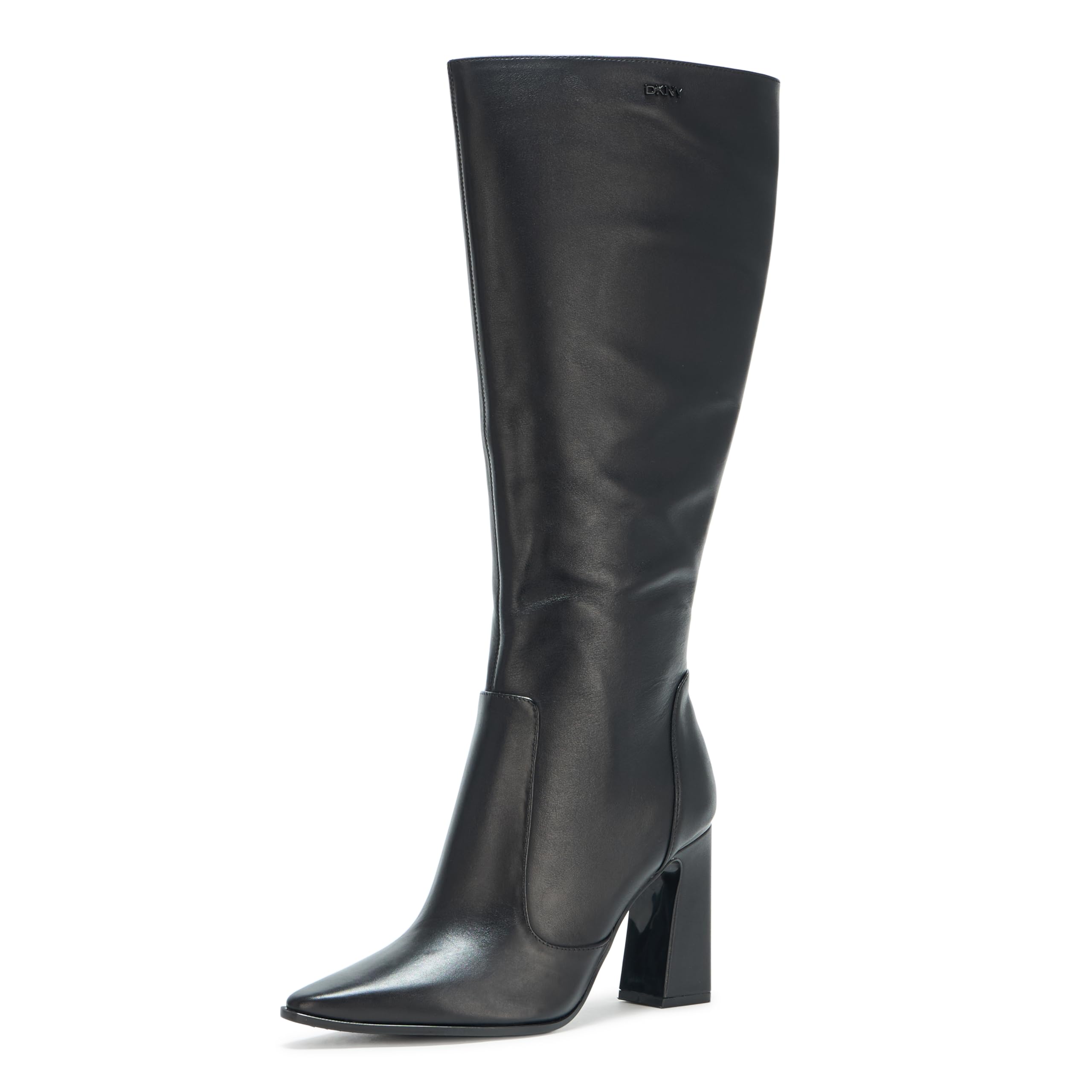Photo 1 of DKNY Women's Soryn Knee High Boot with Block Heel, Black, 10