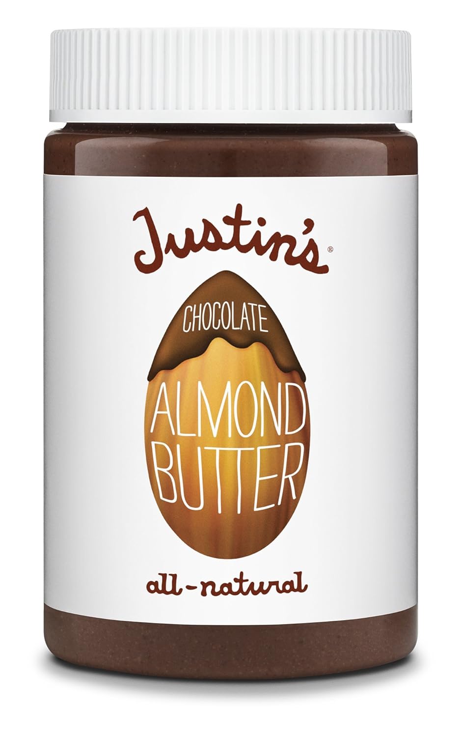 Justin's Almond Butter, Chocolate, 16 Ounce (Pack of 3) Justins Peanut Butter