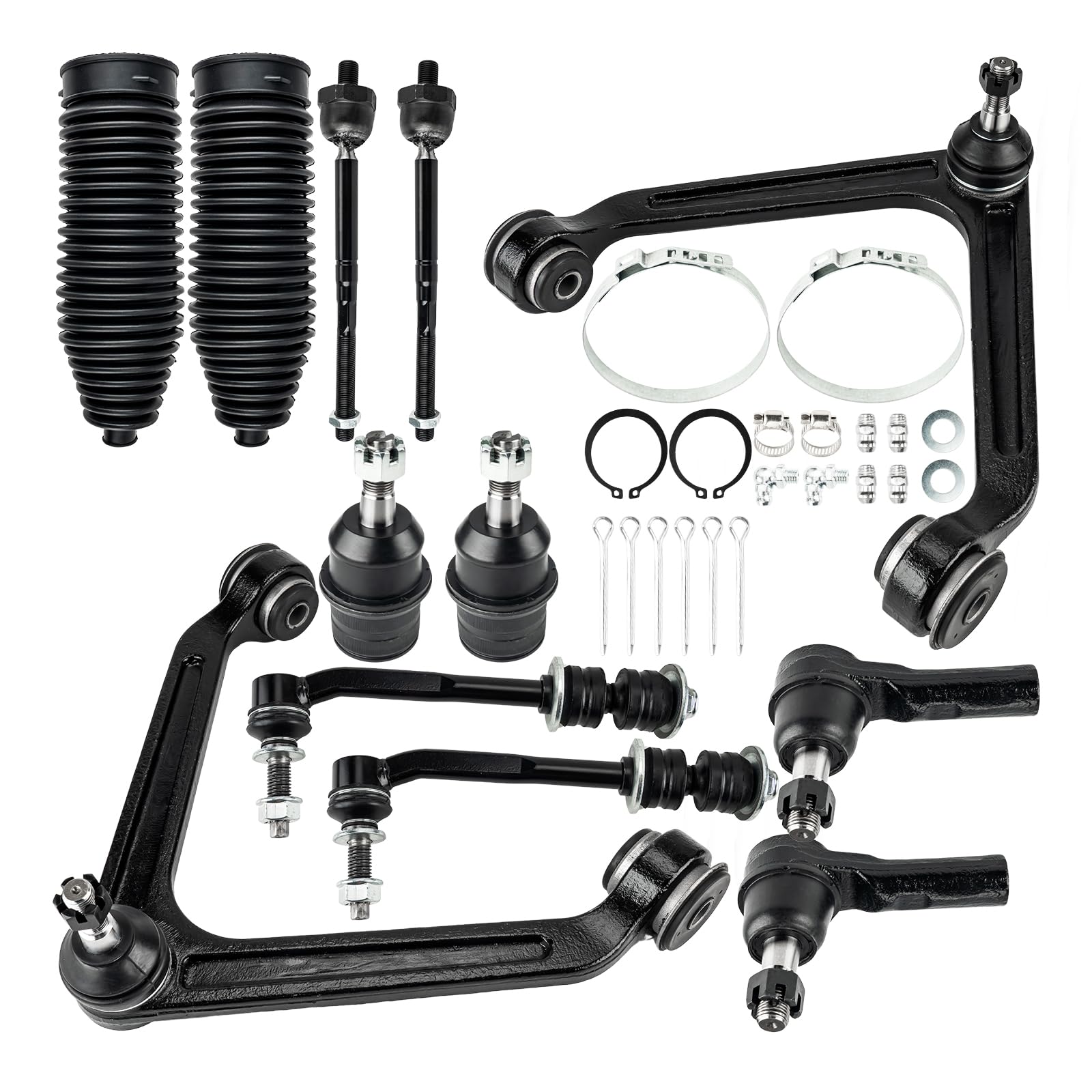 KAC Front Upper Control Arms with Ball Joint Tie