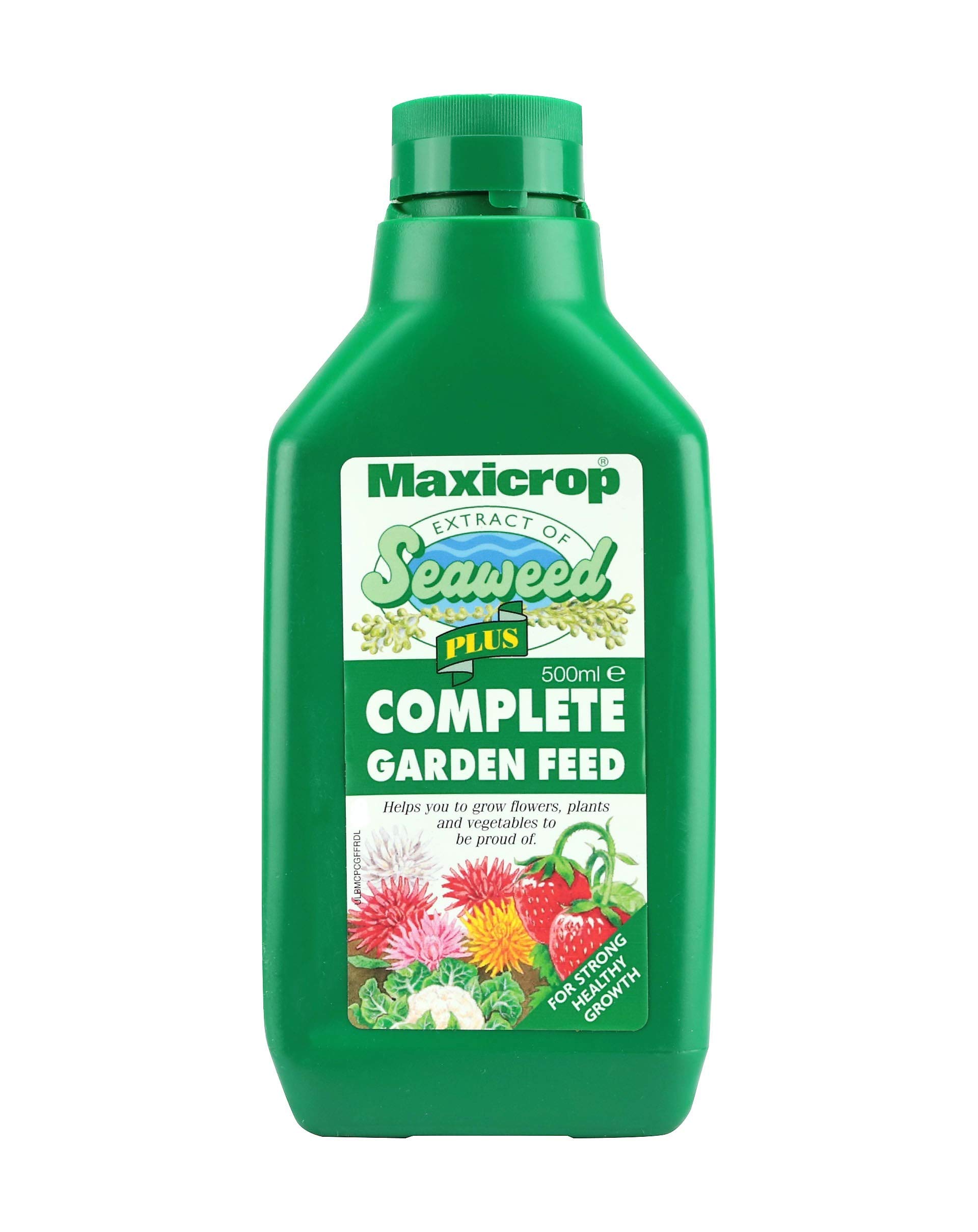 Maxicrop PPCGFYDL Complete Garden Feed, 500ML - All Purpose Fertiliser - with Seaweed Extract - for Strong Growth and Healthy Root Development - Plant Nutrition - Indoor and Garden Use