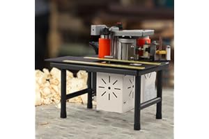 DDBESSIC Woodworking Edge Banding Machine, 110v 0-6m/Min Edge Banding Speed, Pure Copper Motor Edge Bander for Melamine Paper