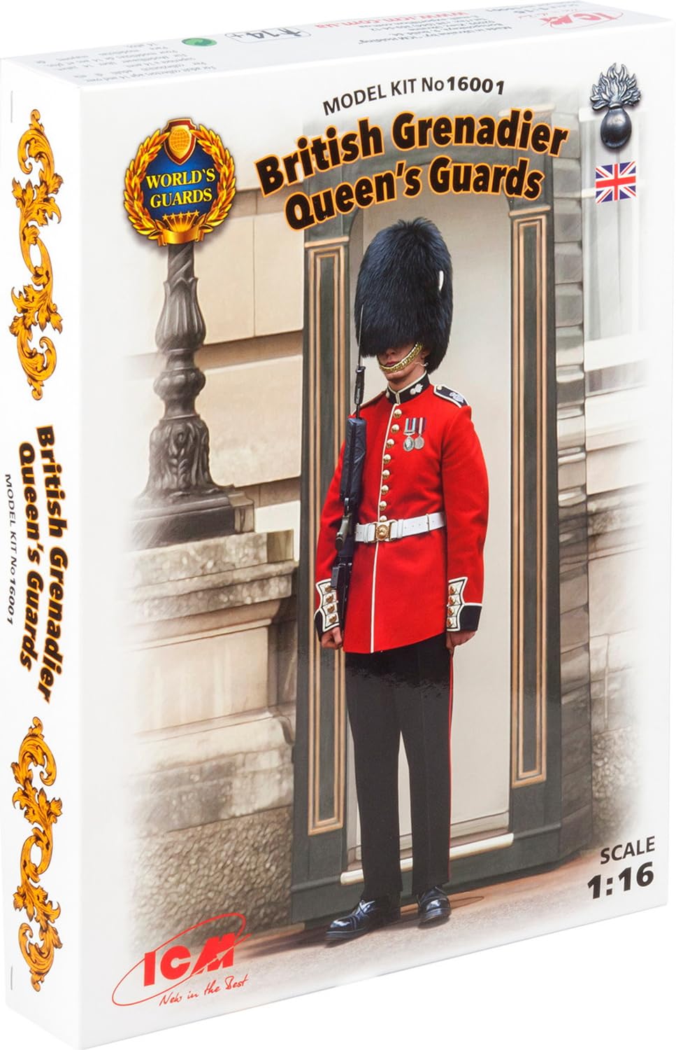 ICM 016001 1/16 World/Queen Guards Grenadier Plastic Model Kit
