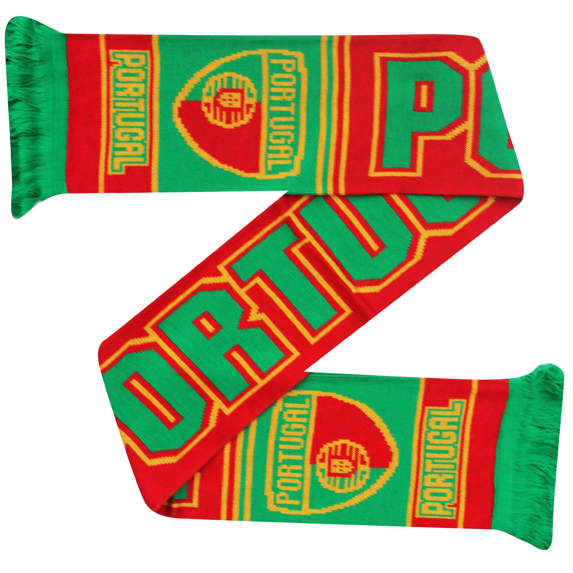 Portugal Football Fans Souvenir Scarf (100% Acrylic)